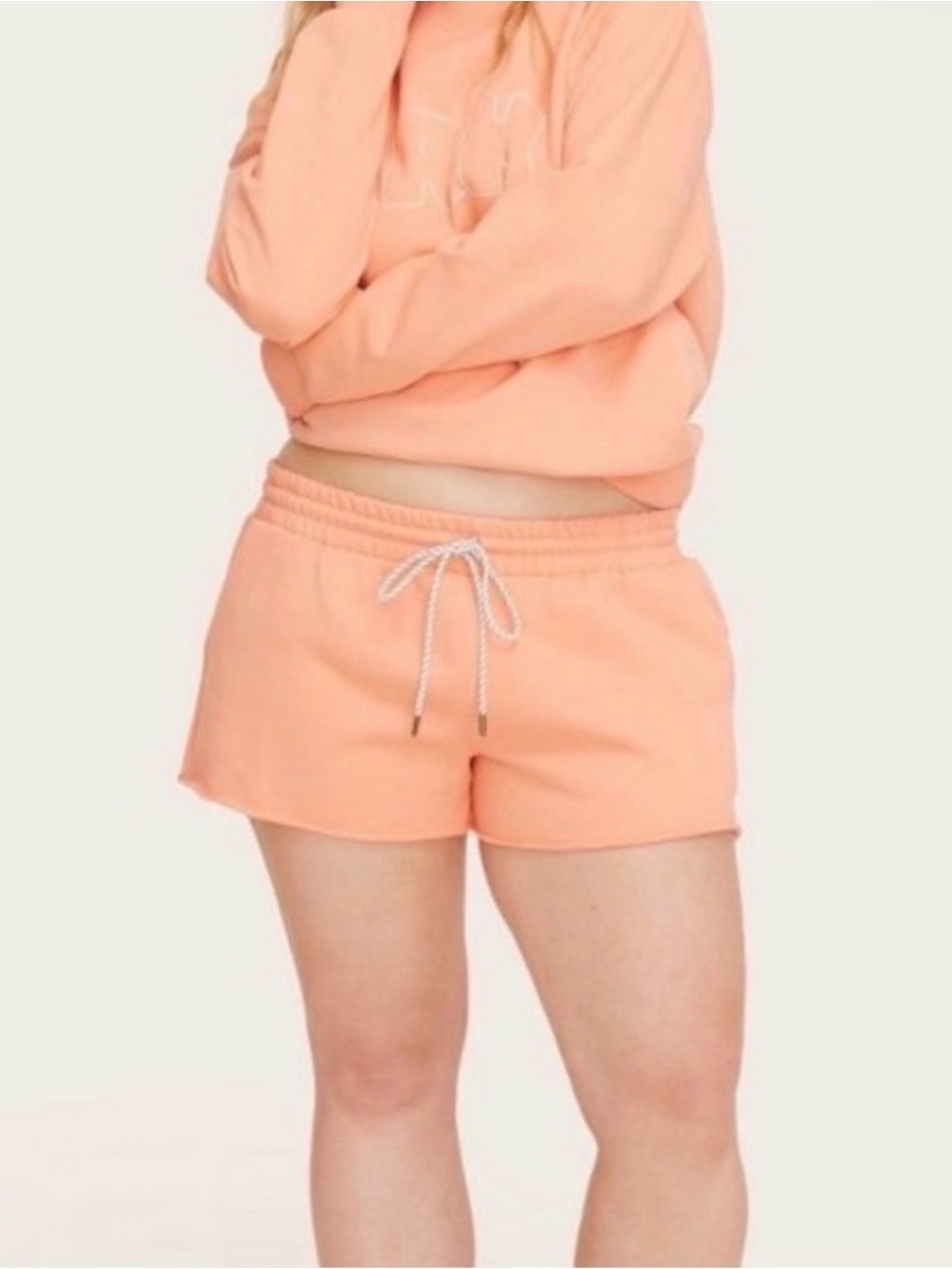 NWT Parke Peach Drawstring Athletic Shorts